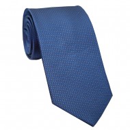 Corbata 100% seda jacquard DEVOTA&LOMBA,azul royal